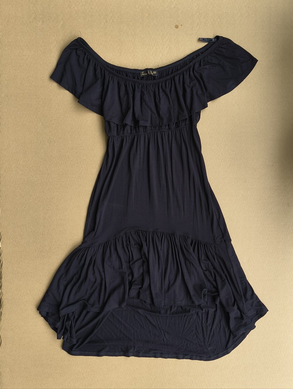 Off-Shoulder Black Women’s Dress